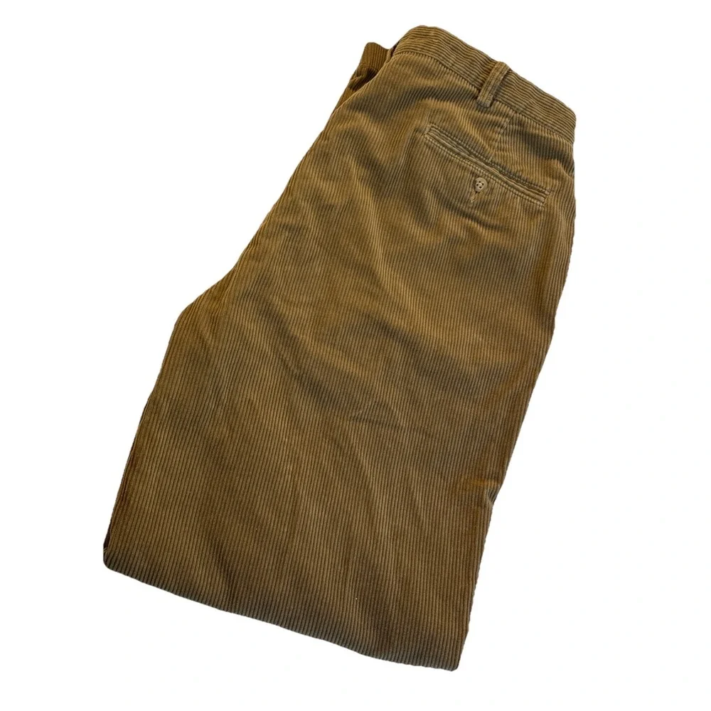 Vintage Polo Ralph Lauren Men's Chino Corduroy Andrew Pant Pleated 36*32